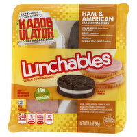 Lunchables Lunch Combinations, Ham & American Cracker Stackers - 3.4 Ounce 