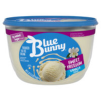 Blue Bunny Ice Cream, Reduced Fat, Vanilla, Sweet Freedom