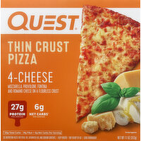 Quest Pizza, 4-Cheese, Thin Crust - 11 Ounce 