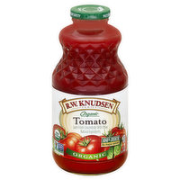 RW Knudsen 100% Juice, No Sugar Added, Organic, Tomato - 32 Ounce