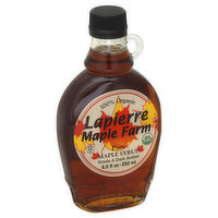 Lapierre Maple Farm Maple Syrup, Pure, Dark Amber - 8.5 Ounce 