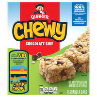 Quaker Granola Bars, Chocolate Chip - 8 Each 