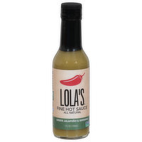 Lola's Hot Sauce, Green Jalapeno & Serrano, Fine - 5 Fluid ounce