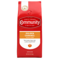 Community Coffee Coffee, Ground, Medium Roast, Golden Caramel - 12 Ounce 