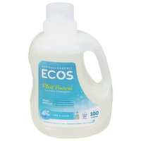 Ecos Laundry Detergent, Free & Clear, Plant Powere - 100 Fluid ounce 