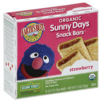 Earth's Best Snack Bars, Organic, Strawberry, Sunny Days - 8 Each 