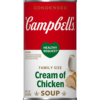 Campbell's Condensed Soup, Cream of Chicken, Family Size - 22.6 Ounce 