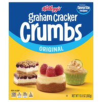 Kellogg's Graham Cracker, Original, Crumbs - 13.5 Ounce 