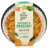 La Terra Fina Quiche, Cheddar & Broccoli