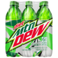 Mtn Dew Soda, Diet, 6 Pack - 6 Each 