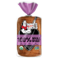 Dave's Killer Bread Bread, Organic, 100% Whole Wheat - 25 Ounce