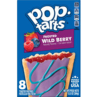 Pop-Tarts Toaster Pastries, Wild Berry, Frosted, 8 Pack