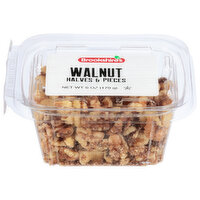 Brookshire's Walnuts, Halves And Pieces - 6 Ounce 