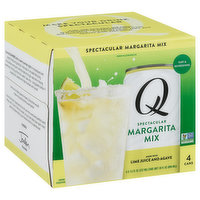 Q Margarita Mix, Spectacular, Lime Juice and Agave - 4 Each 