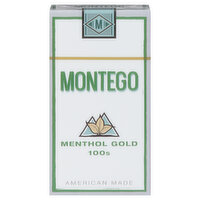 Montego Cigarettes, 100s, Menthol Gold - 20 Each 