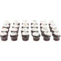 Fresh Chocolate Cupcakes With White Icing - 1 Each 