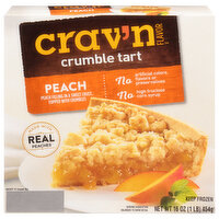 Crav'n Flavor Crumble Tart, Peach - 16 Ounce 