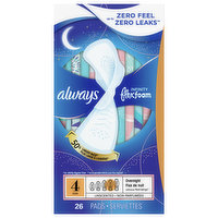 Always Pads, Infinity FlexFoam, Unscented, Size 4 - 26 Each