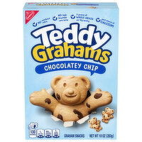 TEDDY GRAHAMS Chocolatey Chip Graham Snacks, 10 oz