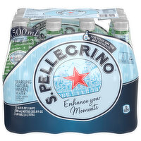 S.Pellegrino Mineral Water, Sparkling, Natural - 12 Each 