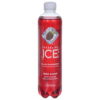 Ice Sparkling Water, Black Raspberry, Zero Sugar - 17 Fluid ounce 