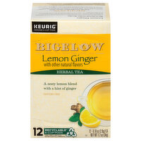 Bigelow Herbal Tea, Lemon Ginger, K-Cup Pods