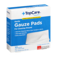 Topcare Sterile Gauze Pads - 10 Each 