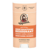 Dr. Squatch Deodorant, Odor Squatching, Wood Barrel Bourbon - 2.65 Ounce 