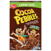 Cocoa Pebbles Cereal, Large Size - 15 Ounce 