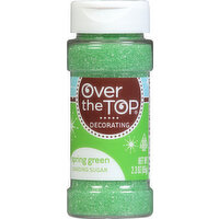 Over the Top Sanding Sugar, Spring Green - 2.3 Ounce 