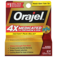 Orajel Toothache & Gum, Instant Pain Relief, Gel