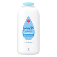 Johnson's Powder, Aloe & Vitamin E - 15 Ounce