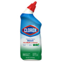 Clorox Toilet Bowl Cleaner, Bleach, Fresh Breeze - 24 Ounce 