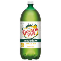 Canada Dry Soda, Zero Sugar, Ginger Ale