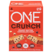 One Protein Bar, Peanut Butter Chocolate Chip Flavored - 4 Each 