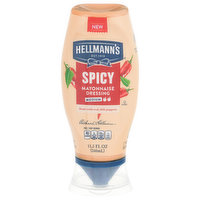 Hellmann's Mayonnaise Dressing, Spicy, Medium - 11.5 Fluid ounce