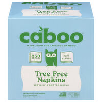 Caboo Lunch Napkins, Square, Tree Free - 250 Each 