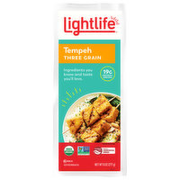 Lightlife Tempeh, Three Grain - 8 Ounce 