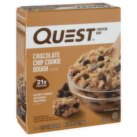 Quest Protein Bars, Chocolate Chip Cookie Dough Flavor - 4 Each 