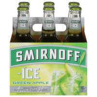 Smirnoff Malt Beverage, Green Apple - 6 Each 