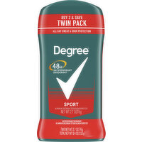 Degree Antiperspirant/Deodorant, Twin Pack - 2 Each 