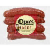 Opas Smoked Sausage, Beef