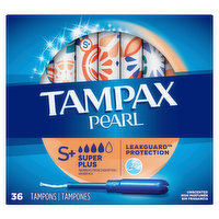 Tampax Tampons, Super Plus Absorbency, Unscented - 36 Each 