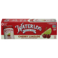 Waterloo Sparkling Water, Cherry Limeade - 12 Each 