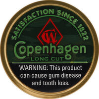 Copenhagen Smokeless Tobacco, Long Cut - 1.2 Ounce 