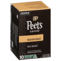 Peet's Coffee Coffee, Medium Roast, Big Bang, K-Cup Pods - 10 Each 