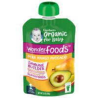 Gerber Wonder Foods, Pear Mango Avocado - 3.5 Ounce 