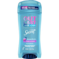 Secret Antiperspirant/Deodorant, Sweat & Odor, Clean Lavender, Clear Gel