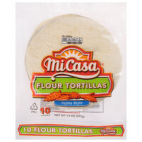 Mi Casa Tortillas, Flour, Fajita Style - 10 Each 