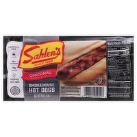 Sahlen's Hot Dogs, Original Pork & Beef, Smokehouse - 16 Ounce 